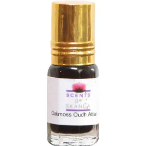Scents by Skanda Oakmoss Oudh Attar perfume bottle