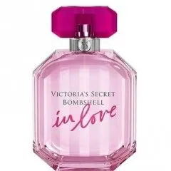 Victoria's Secret Bombshell in Love perfume bottle