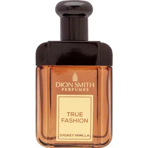 Dion Smith True Fashion Smokey Vanilla perfume bottle