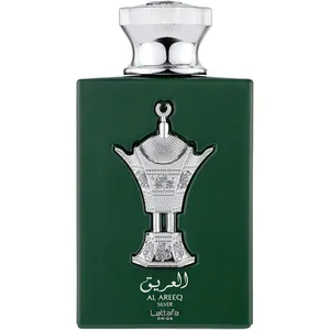 Lattafa Pride Al Areeq Silver perfume bottle