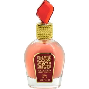 Lattafa Musk Candy Rose parfüm şişesi