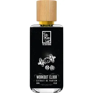 The Dua Brand Workout Elixir perfume bottle
