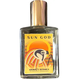 AromaG's Botanica Sun God perfume bottle