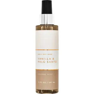 Bath & Body Works Vanilla & Palo Santo parfüm şişesi