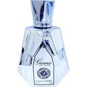 Louis Cardin Gemz Silver perfume bottle