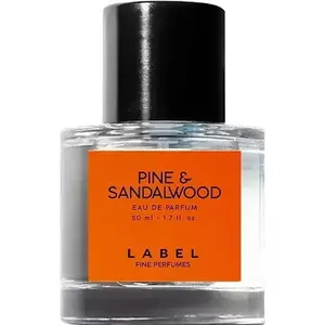 Label Pine & Sandalwood perfume bottle