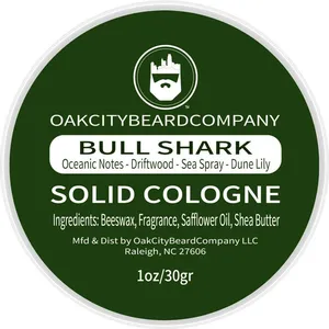 Oak City Beard Company Bull Shark parfüm şişesi