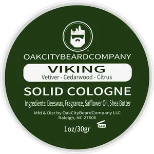 Oak City Beard Company Viking perfume bottle