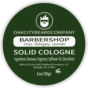 Oak City Beard Company Barbershop parfüm şişesi