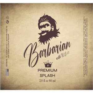 Alien Shave Barbarian parfüm şişesi