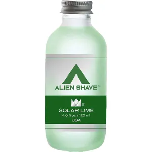 Alien Shave Solar Lime perfume bottle