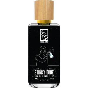 The Dua Brand Stinky Dude perfume bottle