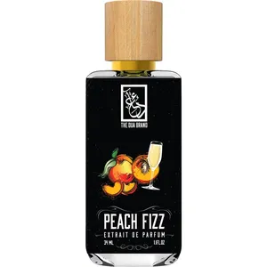 The Dua Brand Peach Fizz perfume bottle