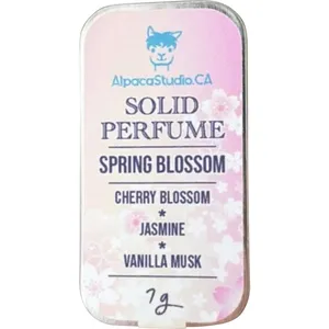 AlpacaStudio.CA Spring Blossom perfume bottle