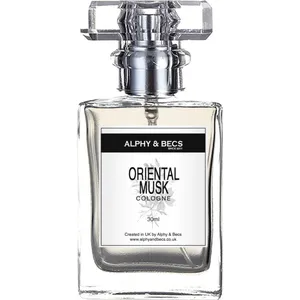 Alphy & Becs Oriental Musk perfume bottle