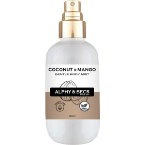 Alphy & Becs Coconut & Mango perfume bottle
