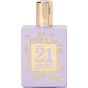 rue21 21 Gold parfüm şişesi