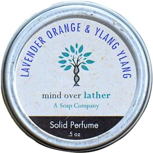 Mind Over Lather Lavender Orange & Ylang Ylang perfume bottle