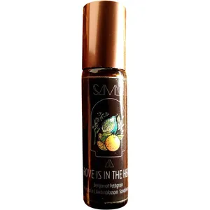 Samar Grove is in the Heart perfume bottle
