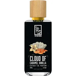 The Dua Brand Cloud of Caramel Vanilla perfume bottle