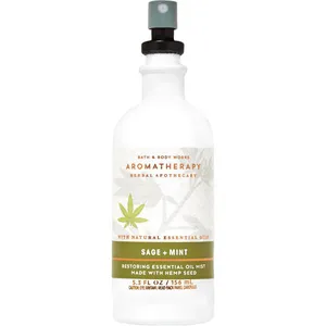 Bath & Body Works Sage + Mint perfume bottle