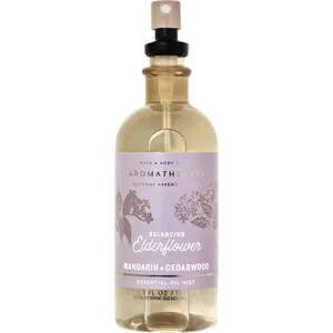 Bath & Body Works Balancing Elderflower - Mandarin + Cedarwood perfume bottle