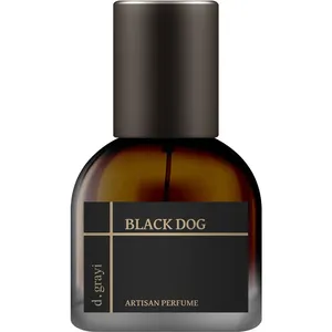 D. Grayi Black Dog parfüm şişesi