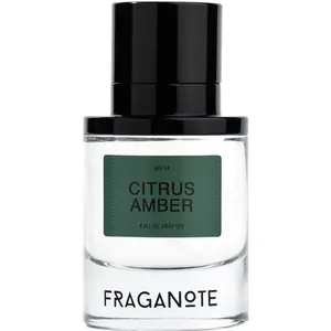 Fraganote No. 14 Citrus Amber perfume bottle