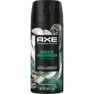 Axe Green Geranium perfume bottle