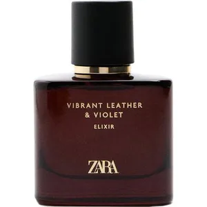 Zara Vibrant Leather & Violet Elixir parfüm şişesi