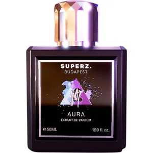 Superz. Aura perfume bottle