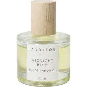Sand + Fog Midnight Blue parfüm şişesi