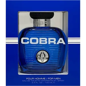 Carroll Shelby Blue perfume bottle