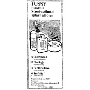 Tussy Surfside perfume bottle