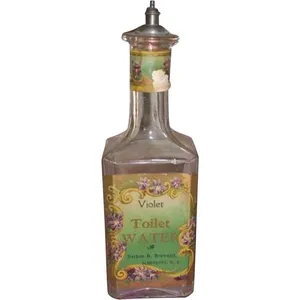 Nathan R. Brownell Violet Toilet Water parfüm şişesi