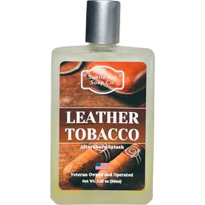 Subtle Art Soap Co. Leather Tobacco perfume bottle
