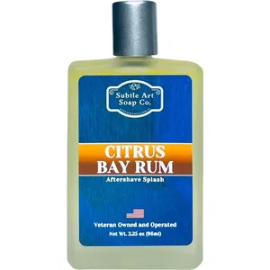 Subtle Art Soap Co. Citrus Bay Rum perfume bottle