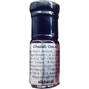 elkhaldi Ghazali Omani perfume bottle