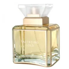 Valentino Gold perfume bottle
