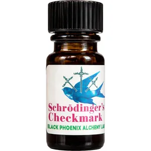 Black Phoenix Alchemy Lab Schrödinger's Checkmark perfume bottle