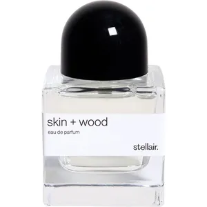 stellair. skin + wood perfume bottle