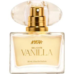 Nykaa Delicate Vanilla perfume bottle
