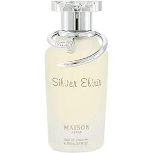Maison Asrar Silver Elixir perfume bottle