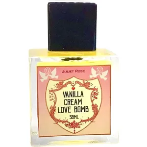 Juliet Rose Vanilla Cream Love Bomb (Eau de Parfum) perfume bottle