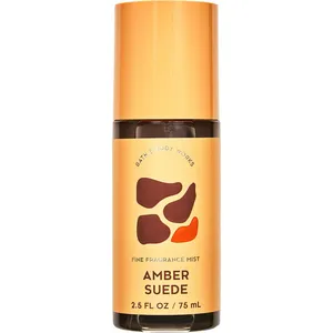 Bath & Body Works Amber Suede perfume bottle
