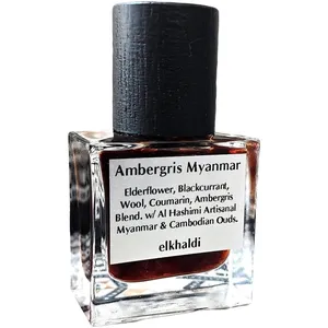 elkhaldi Ambergris Myanmar parfüm şişesi