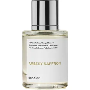 Dossier Ambery Saffron perfume bottle