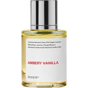 Dossier Ambery Vanilla perfume bottle
