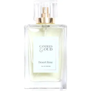 Candles & Oud Desert Rose perfume bottle