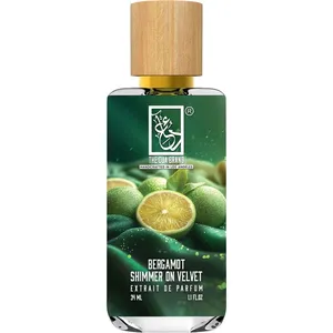 The Dua Brand Bergamot Shimmer on Velvet perfume bottle